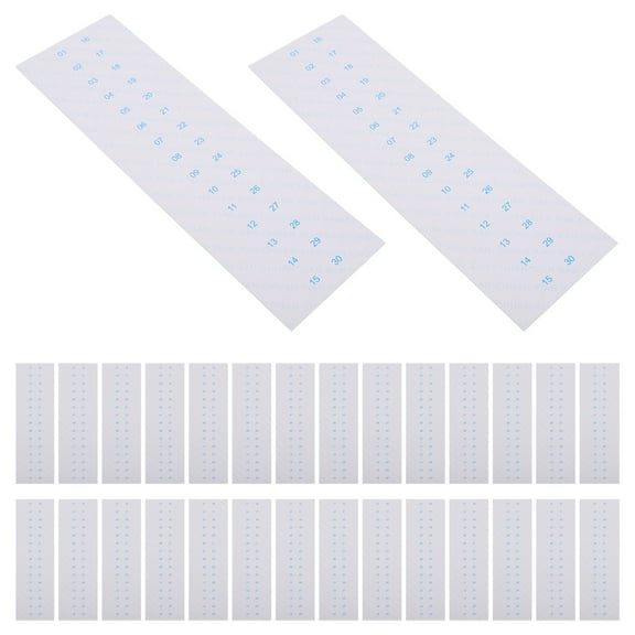 60pcs Cross Stitch Embroidery Thread Organizer 30 Hole Thread Holder Sewing Storage Floss Winding Plate Board