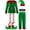 Green2, variant on WhouRiu Toddler Boy Outfits Christmas Elf Role Play Long Sleeve Shirt Pants xmas Holiday Party Dancewear Outfit Set,5-Piece Green,Sized 3-4