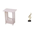 thumbnail image 1 of Mesita De Noche Con Escultura Creativa De Notas Musicales. Práctica Mesa Auxiliar Y Adorno Con Figura Musical Para La Decoración Del Salón, El Pasillo O El Escritorio., 1 of 8
