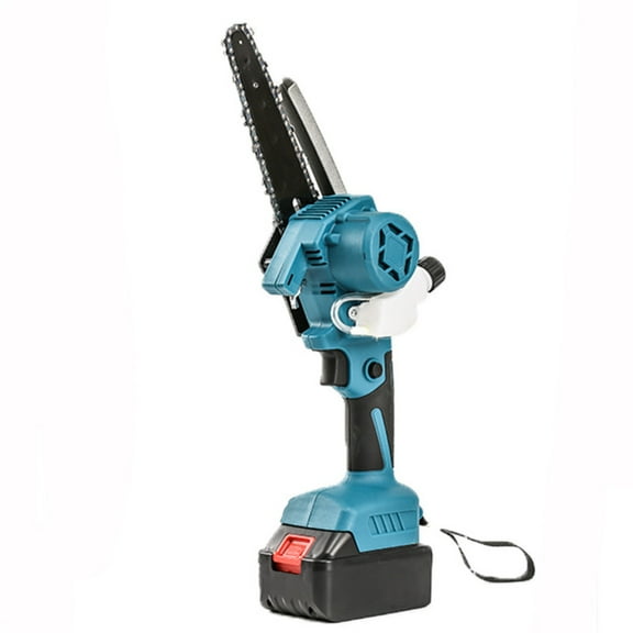 Brushless Cordless Chainsaw-One-Handed Mini Electric Chainsaw for Home Use, Lithium-Ion Battery Powered Pruning Saw for Tree Branch Cutting, Lightweight Wireless Chainsaw Tool