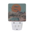 thumbnail image 5 of Yayeee LED Night Light for The Home Plug in With Light Sensors 2 Pack, Retro UFO, 5 of 6