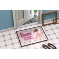 thumbnail image 4 of Ballet Dance Brunette Door Mat, 4 of 4