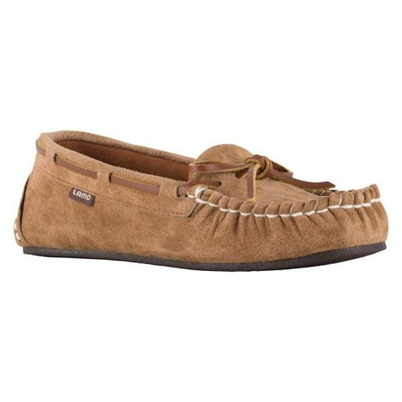 Lamo Sheepskin CK1594-CNT-6Y Kids Sabrina Moc&#44; Chestnut - 6 Years