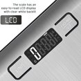thumbnail image 2 of Digital scale Professional electronic scale, kitchen scale with LCD display Stainless Steel Food Scale-Black, 2 of 9