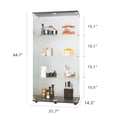 thumbnail image 6 of LiviNest Glass Display Cabinet 4 Shelves: Secure Curio Cabinet with Lock & Tempered Glass - Modern Floor Standing Bookshelf for Collectibles & Home Decor - Professional Designer Choice for Living Roo, 6 of 6