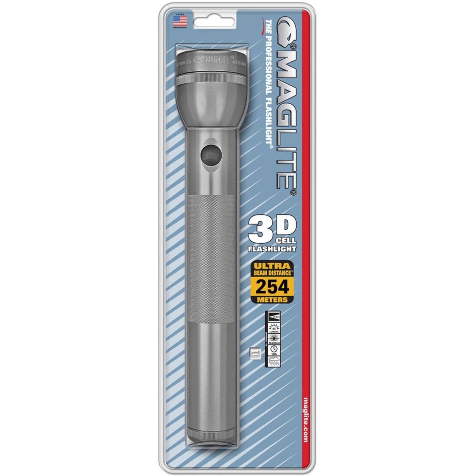 Maglite S3D096 MagLite 3-cell D Blister Gray Pewter - image 2 of 3