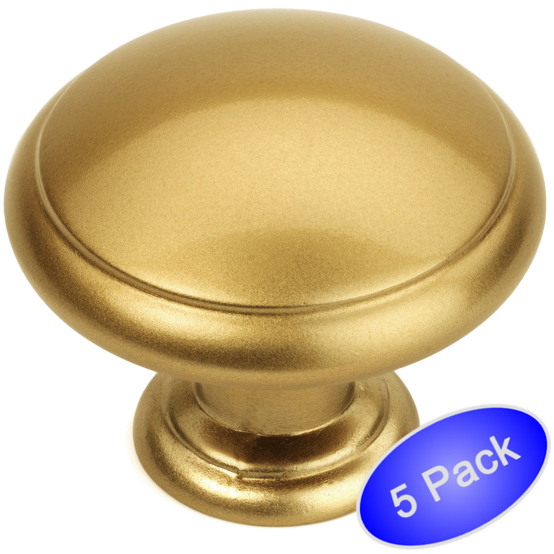 Cosmas 5422GC Gold Champagne Hardware Mushroom Knob 13/16