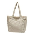 thumbnail image 4 of Bolso de Mano Hinchado Fernando Beige para Trabajo Invierno Viajes Regalo Día de San Valentín, 4 of 7