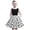 570White1190, variant on Rggeeun Toddler Kids Children Girls Round Neck Sleeveless Polka Dot Vintage Princess Dress Cozy Casual Sundress