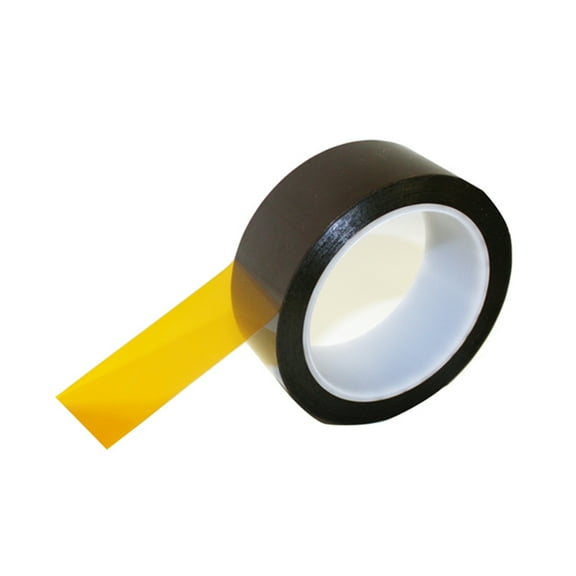 Tapes Master 1 Mil 1 1/2 inch x 36 Yds Kapton Tape -  Amber Polyimide High Temperature Tape