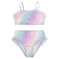 thumbnail image 6 of Girls Two Piece Swimsuits Mermaid Swimsuit for Girls Cute Bathing Suits 4T Bathing Suits for Girls 5T Swimsuit Girls, 6 of 6