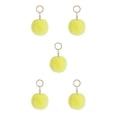thumbnail image 3 of Llavero de bola peluda Ounissouiy color Amarillo 5 cm, 3 of 6
