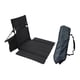 thumbnail image 4 of Silla de suelo con respaldo, ultraligera, estable, plegable, para camping, jardín. Negro, 4 of 9