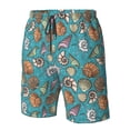 thumbnail image 4 of Balery Cute Conch Traje de Baño Estilo Hawaiano para Hombre, Shorts de Secado Rápido con Bolsillos-X-Large, 4 of 6
