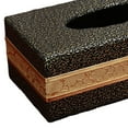 thumbnail image 3 of Caja de pañuelos rectangular moderna con tapa, caja de papel de bombeo, organizador de caja de pañuelos para negro grande, 3 of 7