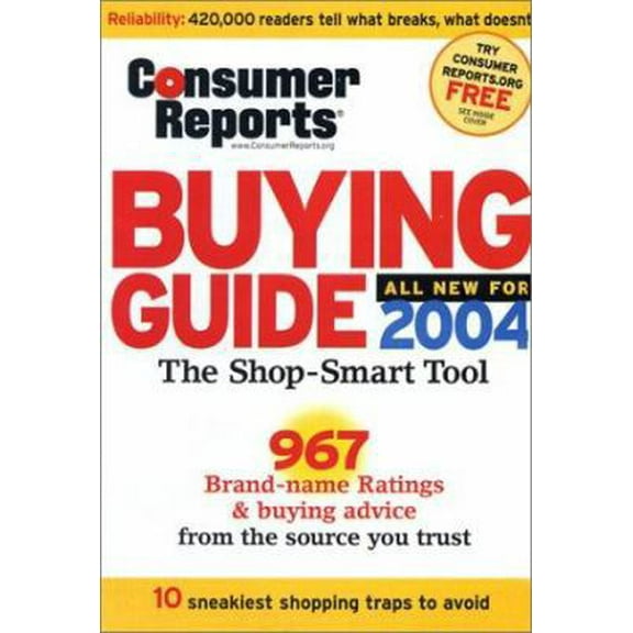 Pre-Owned The Consumer Reports Buying Guide 2004 (Paperback) 0890439796 9780890439791
