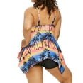 thumbnail image 3 of WISEFIN Women Plus Size Irregular Hem Printed Padded Swimdress 2 Piece Swing Swimsuits L-5XL, 3 of 5