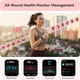 thumbnail image 3 of Reloj inteligente Yoever IDW20 con Alexa y Bluetooth para iOS/Android, 3 of 7