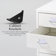 thumbnail image 3 of FOMIYES Corner Brackets 20Pcs Iron Versatile Design Quick Connection Furniture Components, 3 of 8