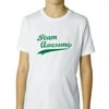 Trendy Team Awesome Athletic Logo Boys Cotton Youth T-Shirt
