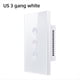 thumbnail image 2 of Interruptor Táctil Inteligente Zigbee de 110-240 V, Estilo Cóncavo 2.5D, Repetidor de Señal Zigbee 3.0, Compatible con y Home, 3 Unidades., 2 of 9