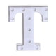 thumbnail image 3 of Xihbxyly Luz Led con Letras Del Alfabeto, Luz Nocturna Blanca Cálida, Decoración Tropical Suave y Brillante, para Pared o de Pie, Ideal para Mesas de Fiesta, para Uso En Fiestas En Casa o En Clubes,, 3 of 3