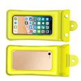 thumbnail image 3 of Ruiboury PVC Phone Waterproof Bag 3-layer Sealed Universal Solid Color Replacement Outdoor Seaside Pouch Pocket Accessories Yellow 1Set, 3 of 6