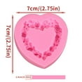 thumbnail image 3 of Mouliraty Rose Heart Wreath Fondant Chocolate Candy Silicone Mold Cake Decorating, Valentine's Day Love Wreath Fondant Cake Chocolate, 3 of 4