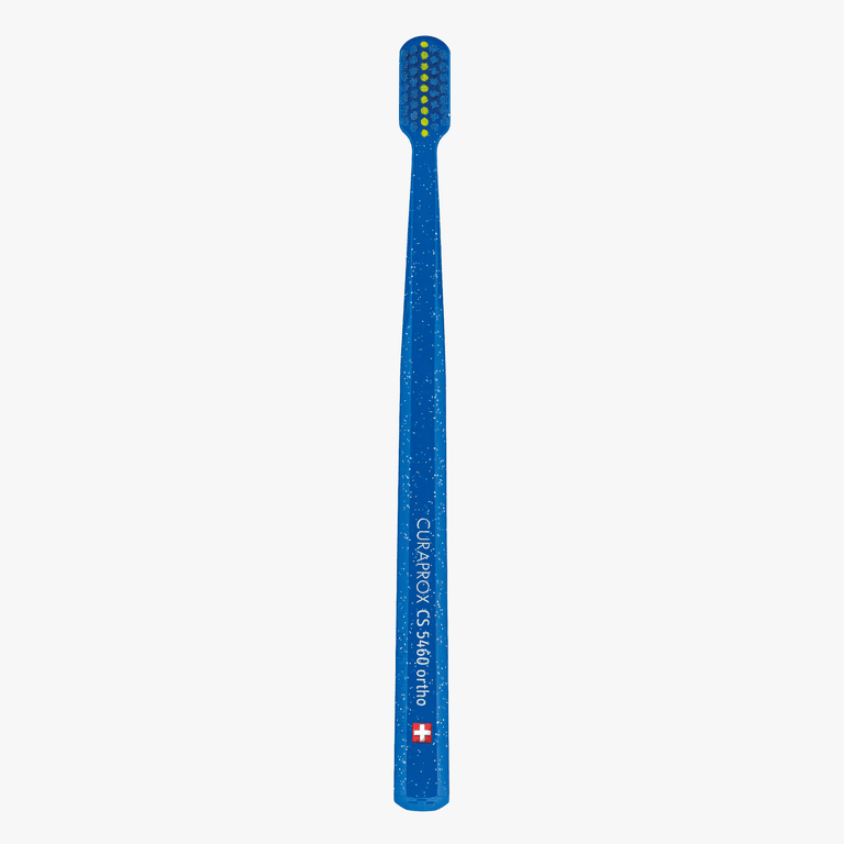 Curaprox CS 5460 Ortho Toothbrush, Ultra Soft V-Trim Bristles for