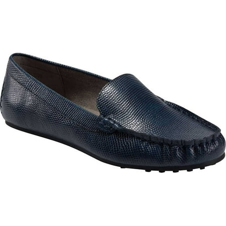 

Women s Aerosoles Over Drive Loafer Navy Polyurethane 10 M