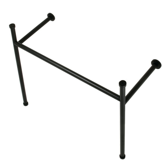 Fauceture VPB39170 Stainless Steel Console Wall Mount Sink Legs, Matte Black