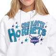 thumbnail image 3 of Women's Starter White Charlotte Hornets Fireworks Fleece Hoodie, 3 of 3