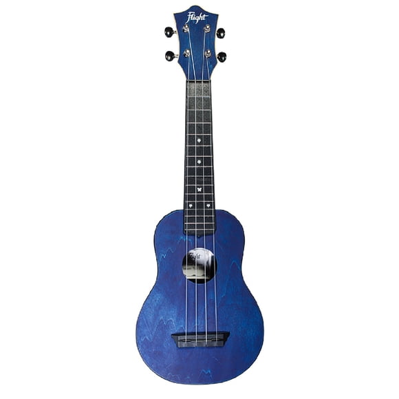 Ukulele Soprano Flight Tus 35 Azul con Funda
