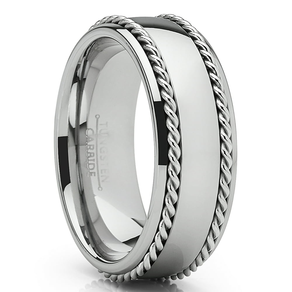RingWright Co. Tungsten Carbide Wedding Band Men's Ring