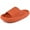 Orange, variant on VONMAY Unisex Slides Sandals Soft Thick Sole Non-Slip Pillow Sandals