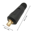 thumbnail image 2 of LOLIPPYY 2Ud Conector Euro Negro Para Soldadura Con Resistencia Alta Al Impacto Y Temperatura, 2 of 8