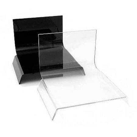 - ALZO Small Riser Platform Kit Black and Clear, Set of 2 for Product Photography