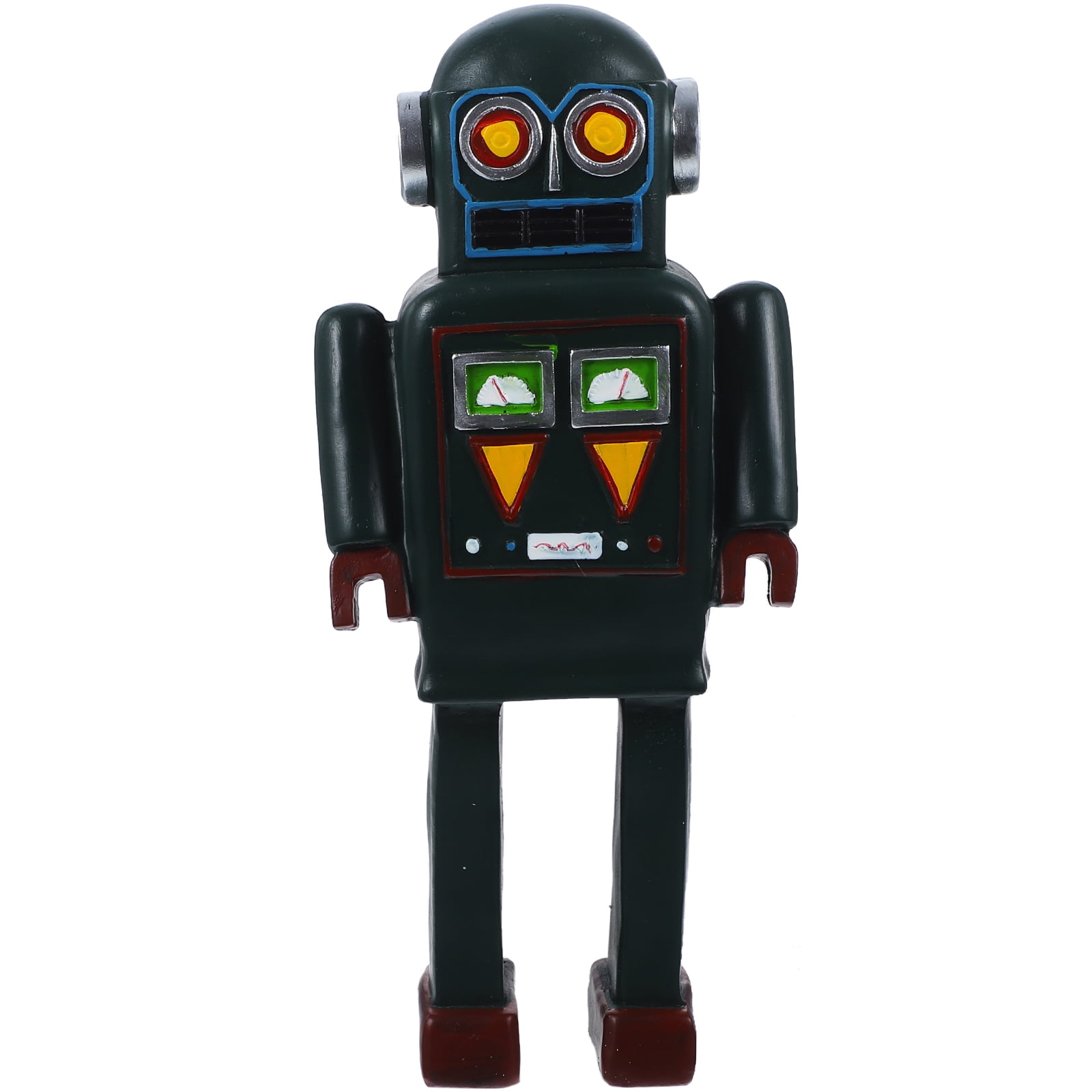 BESTONZON Retro Robot Figurine Resin Robot Craft Decorative Robot Model