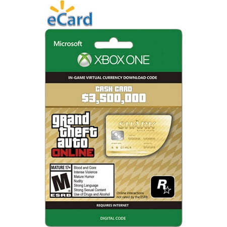 Rockstar Games Xbox One GTA V Whale Shark Cash $49.99 (Email Delivery)