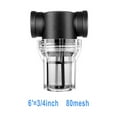 thumbnail image 1 of 40 80Mesh Inline Mesh Strainer Water Pump Filter Screen Garden Irrigation, 1 of 8