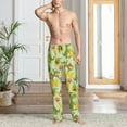 thumbnail image 5 of Vsdgher Cartoon Dinosaurs Print Mens Pajama Pants Sleep & Lounge Pants, PJ Bottoms With elastic waistb and Pockets, 5 of 5