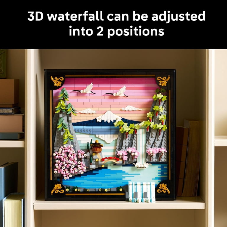 LEGO, Art Japanese Cherry Blossom Landscape Set, 31218, Wall Decor