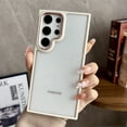 thumbnail image 3 of ELEHOLD for Samsung Galaxy S24 Ultra Clear Case,HD Transparent Clear Back Anti-Yellowing Cover with Camera Lens Frame Slim Fit Shockproof Samsung Galaxy S24 Ultra Protective Case,Matchagreen, 3 of 7