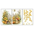 thumbnail image 2 of Cheapark Gold Leaf Sunflower Wall Sticker for Home Wallpaper Decoration Living Room Bedroom Gold Color, 2 of 6