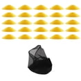 thumbnail image 2 of LJNYFDC Soccer Training Cones 25Pcs Football Training Cones Vibrant Color Smooth Edge Burr Free Flexible Soccer Cones with Storage Versatile Training Tool, 2 of 7