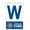 Premium Print and White Hanger Bundle, variant on MLB Chicago Cubs - W 16 Wall Poster, 14.725" x 22.375"