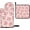 Pink, variant on Cute Corgi Dog Heat Resistant Oven Mitts and Pot Holders Sets Non Slip Kitchen Gloves Hot Pads with Inner Cotton Layer for Cooking BBQ Baking Grilling