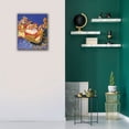 thumbnail image 6 of Epic Graffiti 'Santa Sleigh Sparkles' by Christopher Nick, Canvas Wall Art, 20"x24", 6 of 8