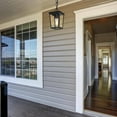 thumbnail image 4 of LNC Demar Black and Seeded Glass Modern/Contemporary Square LED Mini Pendant Light,9.1"H, 4 of 14