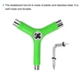 thumbnail image 4 of Uxcell All-In-One Skate Tool Multi-Function Portable Skateboard Tool Y Tool, Green, 4 of 5